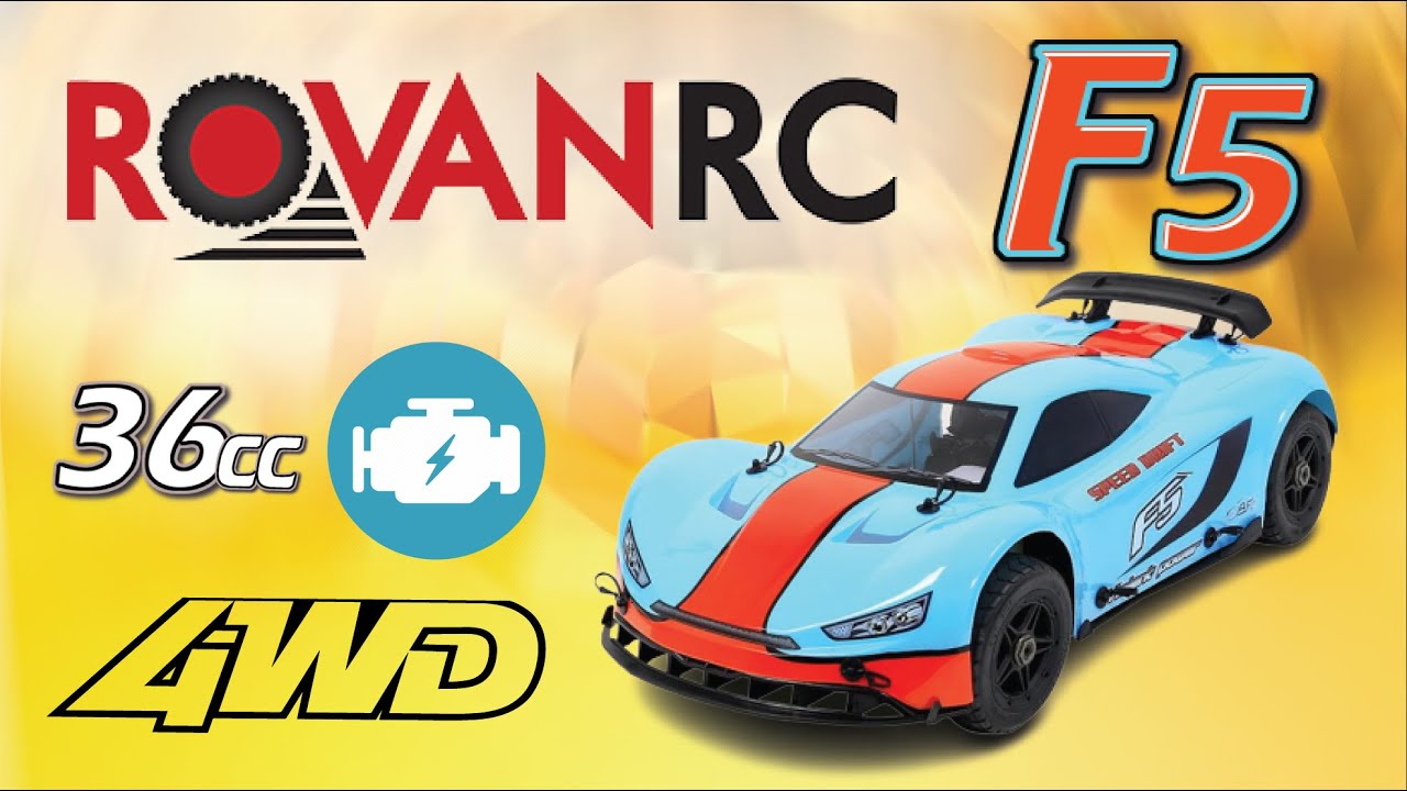 UNBOXING AND IN DEPTH REVIEW OF THE  ROVAN ROFUN F5 4WD 1/5 TH SCALE PETROL  RC
