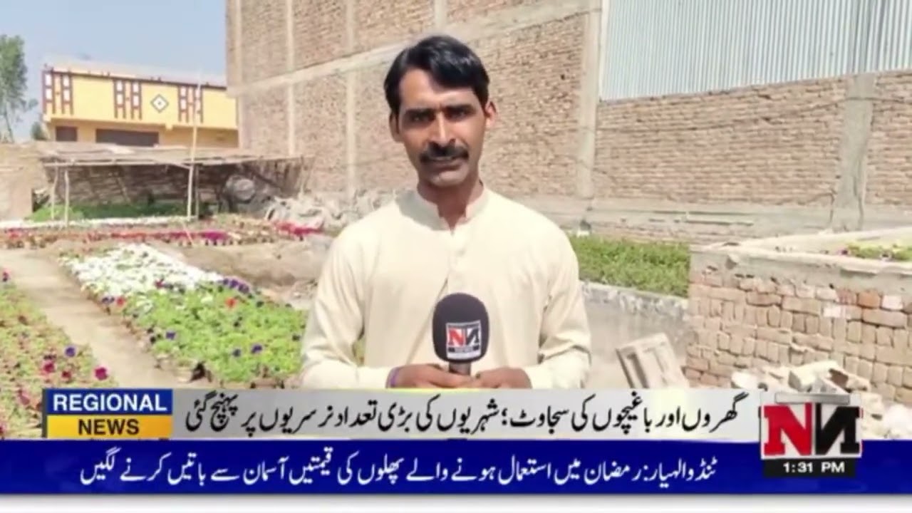 موسم بہار نے دستک دی تو شھریوں نے بھی گھروں اور باغیچوں کی رونق بڑھانے کے لیے نرسریوں کارخ کرلیا ہے 