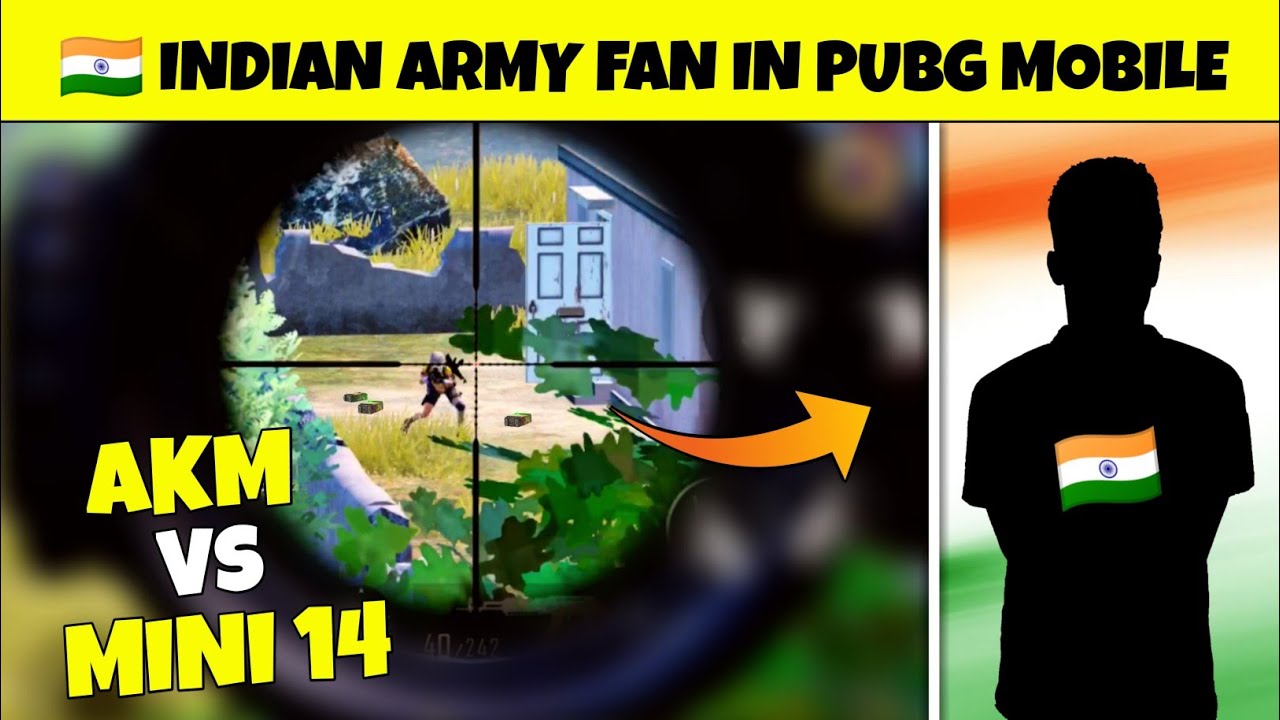 🇮🇳 THIS PRO INDIAN ARMY FAN DESTROYED ME WITH MINI 14 - PUBG MOBILE HINDI GAMEPLAY - G GURUJI