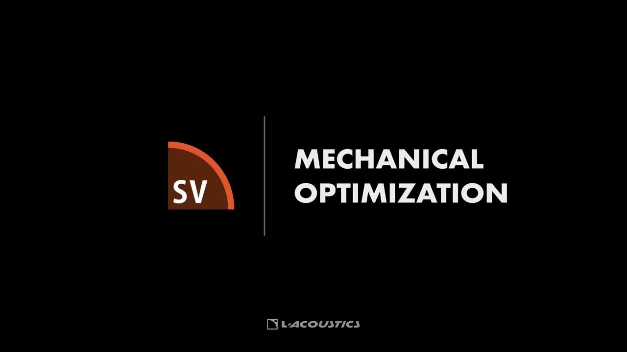 Быстрый старт Soundvision: механическая оптимизация