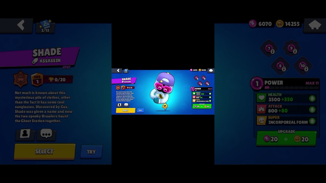 UNLOCKING SHADE AND MAXED HIM #brawlstars #shade