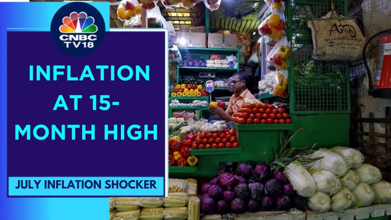 India's CPI Inflation Surges To 15-Month High Of 7.44% In July Led By 38% Rise In Vegetable Prices