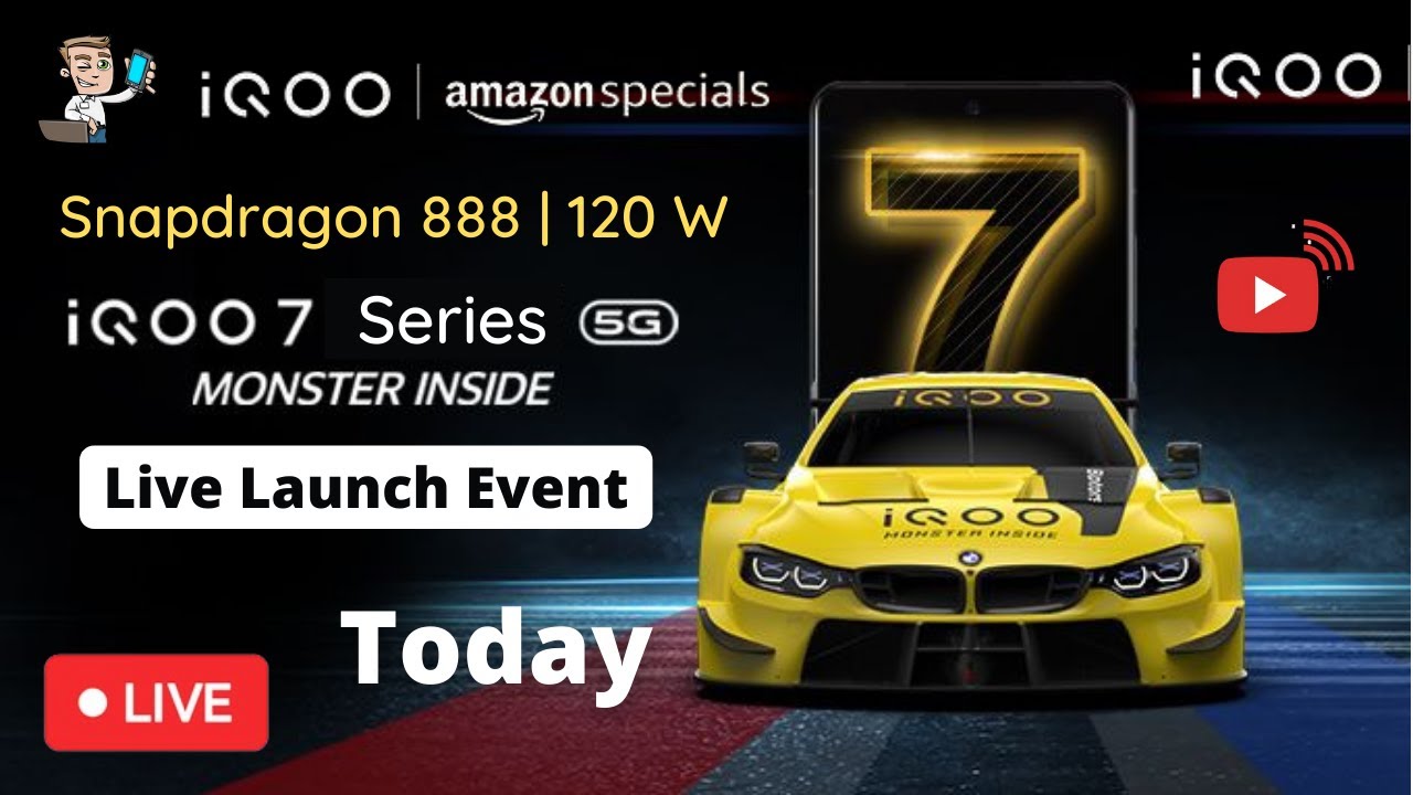 IQOO 7 Series Live Launch Event Today | IQOO 7| IQOO 7 Legend | IQOO 7 Launch Livestream| IQOO India