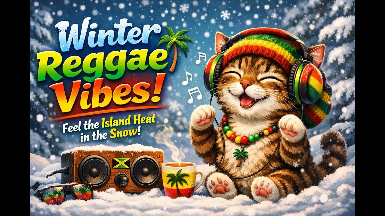 ❄️冬こそ Winter Reggae Vibes 🐱｜チルレゲェポップ｜作業用BGM 47分｜4K