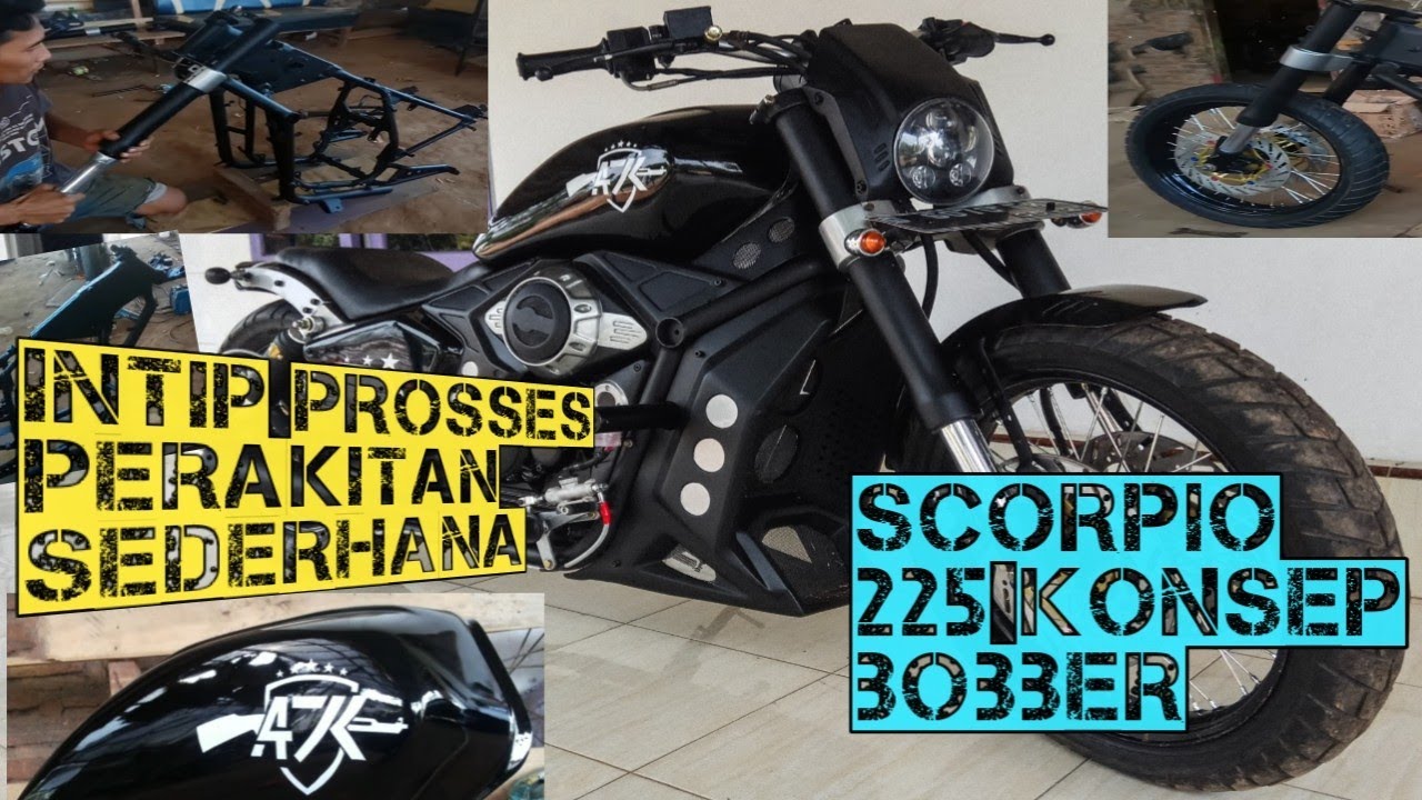 Prosses Merakit Awal Modifikasi Yamaha Scorpio 225 | Konsep Bobber