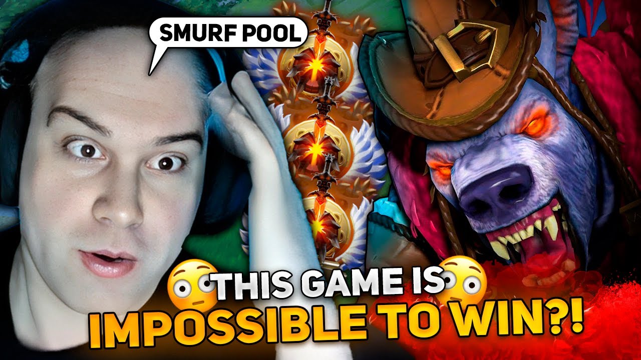 MASON plays URSA in SMURF POOL DOTA 2! | THIS GAME is IMPOSSIBLE to WIN?!