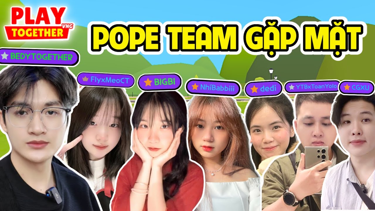 BEDY VLOG | LẦN ĐẦU GẶP CÁC THÀNH VIÊN POPE TEAM NGOÀI ĐỜI VÀ CÁI KẾT