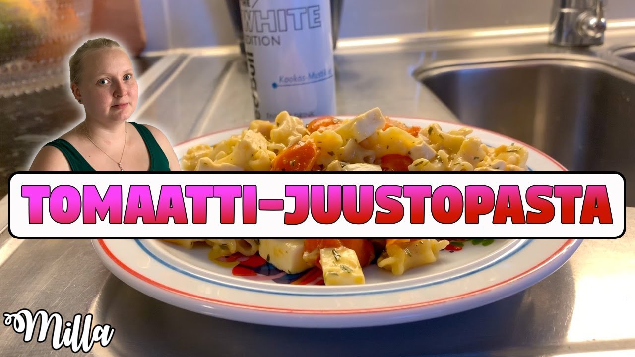 Kokkaillaan: Tomaatti-juustopasta
