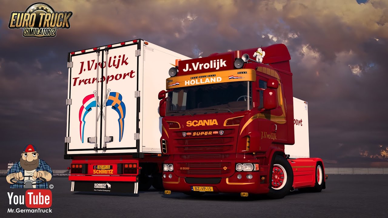 Euro Truck Simulator 2 - Scania R500 Vrolijk Schrauberstunde
