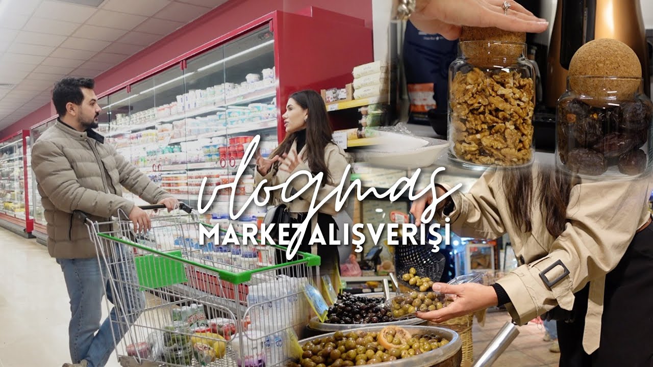 FİYATLARI İLE MARKET ALIŞVERİŞİ | MİSAFİRE HAZIRLIK ALIŞVERİŞİ | BUZDOLABI YERLEŞTİRME | VLOGMAS#9