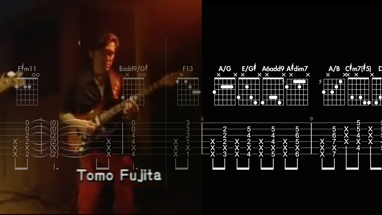 Tomo Fujita - Just Funky 기타 타브 악보