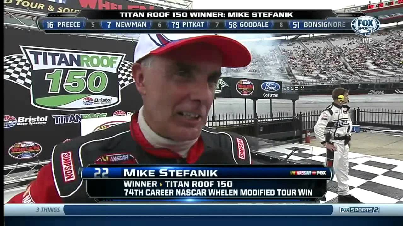 Victory Lane: Mike Stefanik
