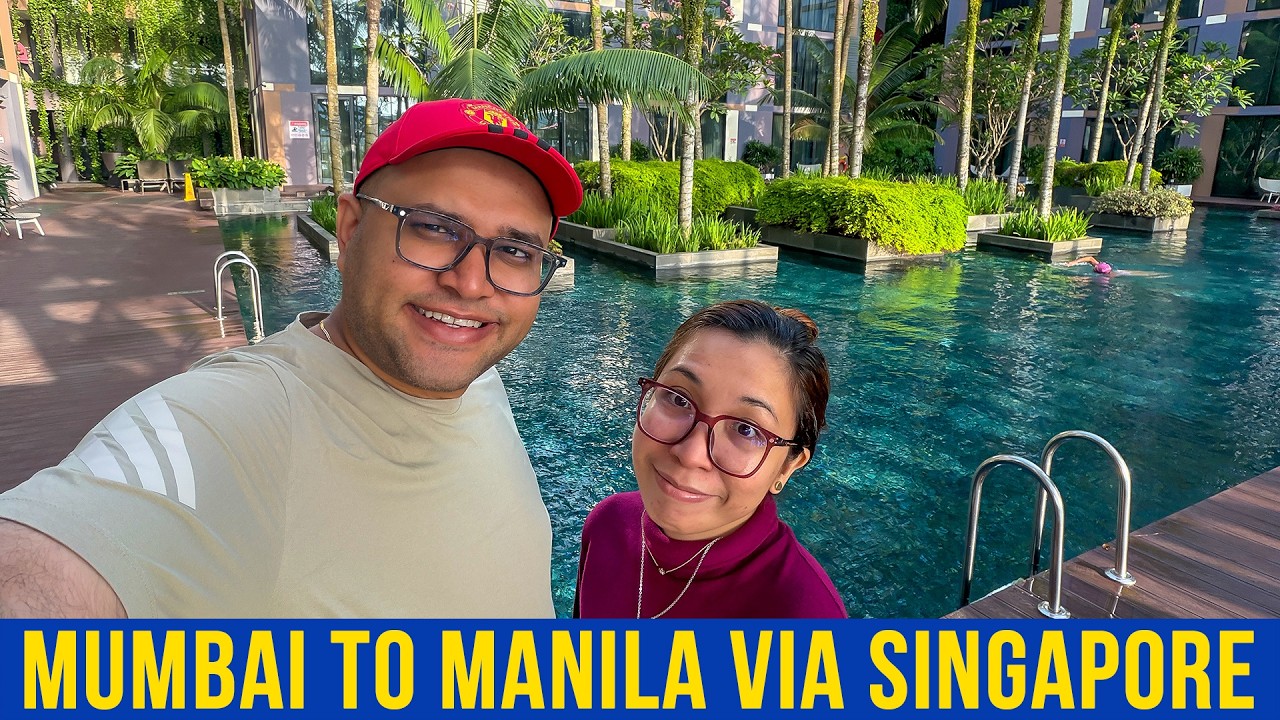 3 Cities, 2 Flights, 1 Epic Trip: Mumbai → Singapore → Manila | India to Philippines