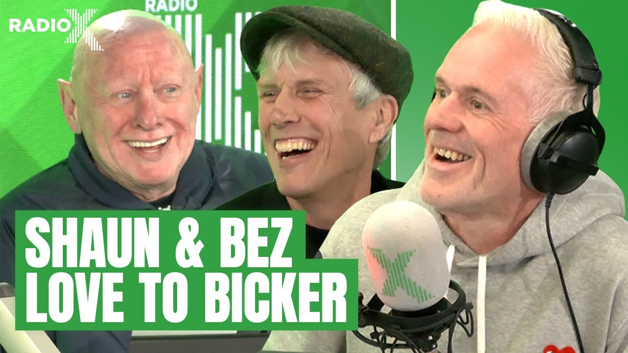 Happy Mondays' Shaun & Bez are like a married couple... | The Chris Moyles Show | Radio X