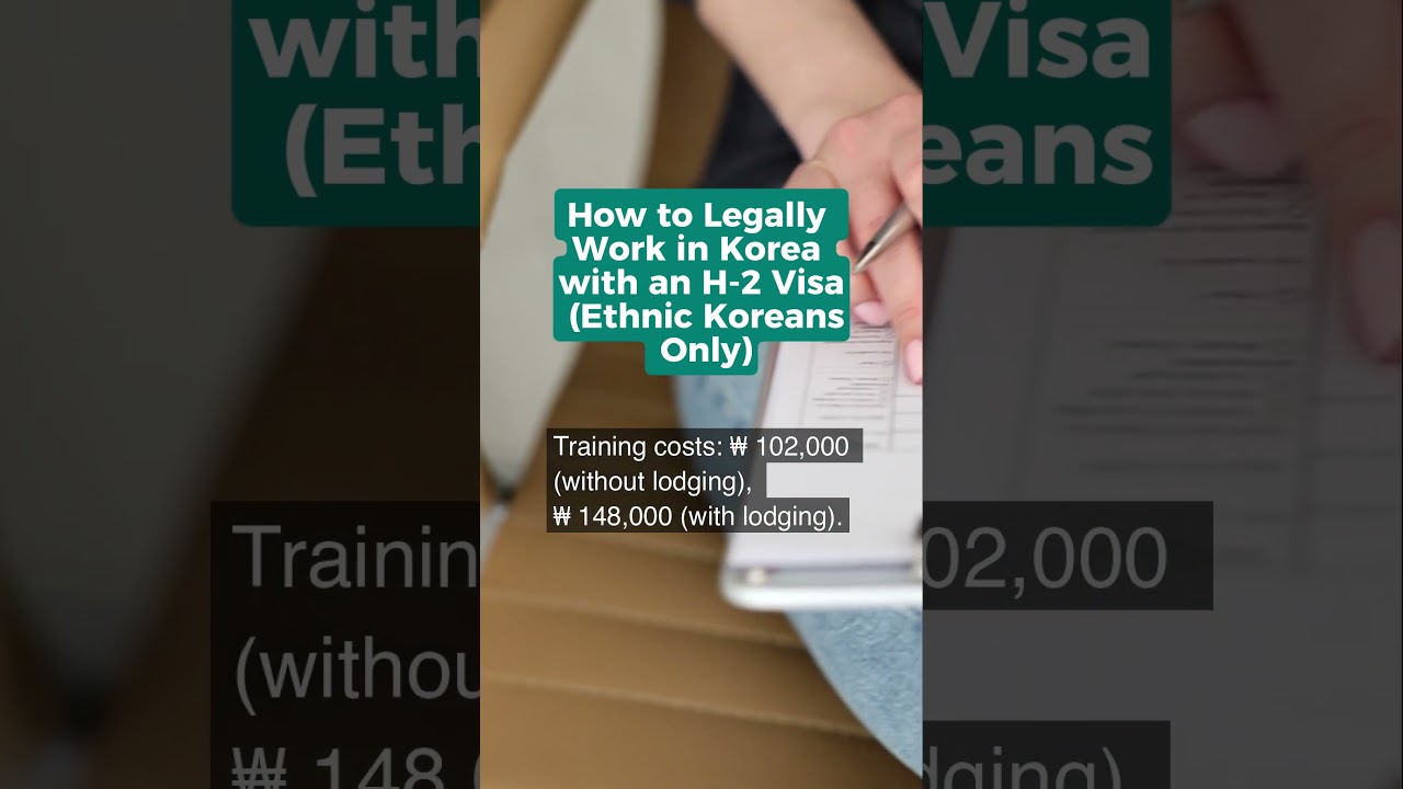 How to Legally Work in Korea with H-2 Visa #WorkInKorea #H2Visa