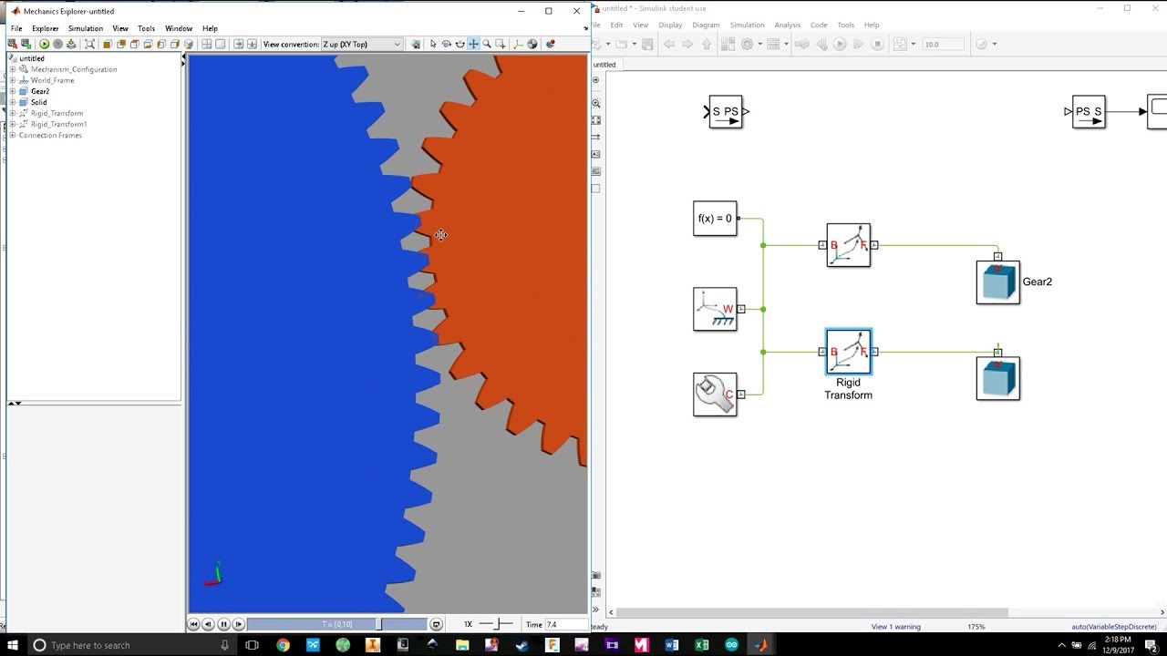 How to Model Gears in Matlab Simulink - simscape for beginners