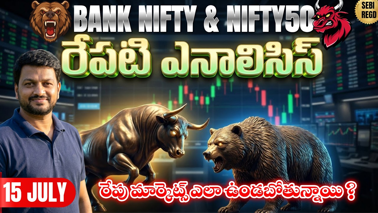 Daily Market Analysis: Bank Nifty Prediction | Nifty 50 Post & Pre-Market Analysis #telugutraders