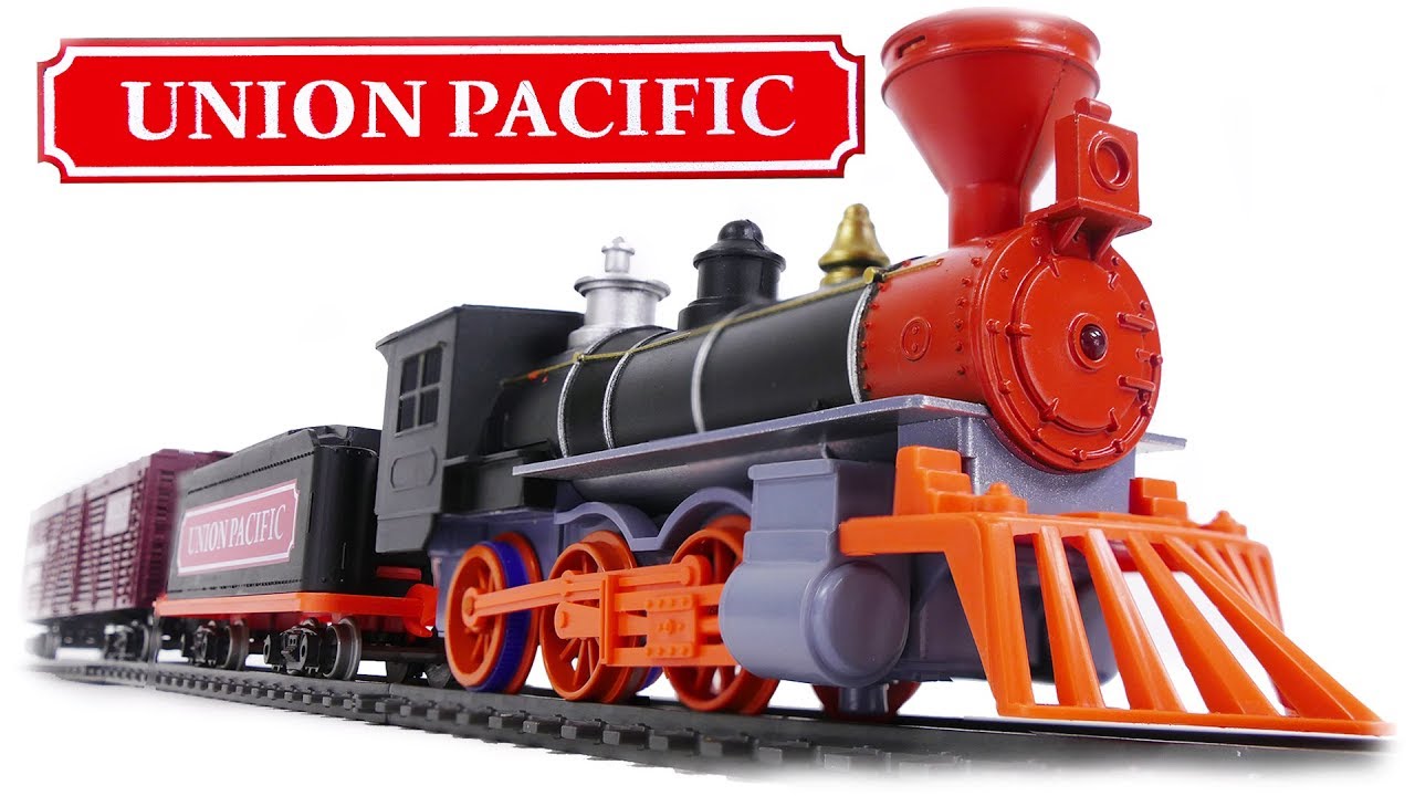 Union Pacific Retro Train Set Old Freight Train