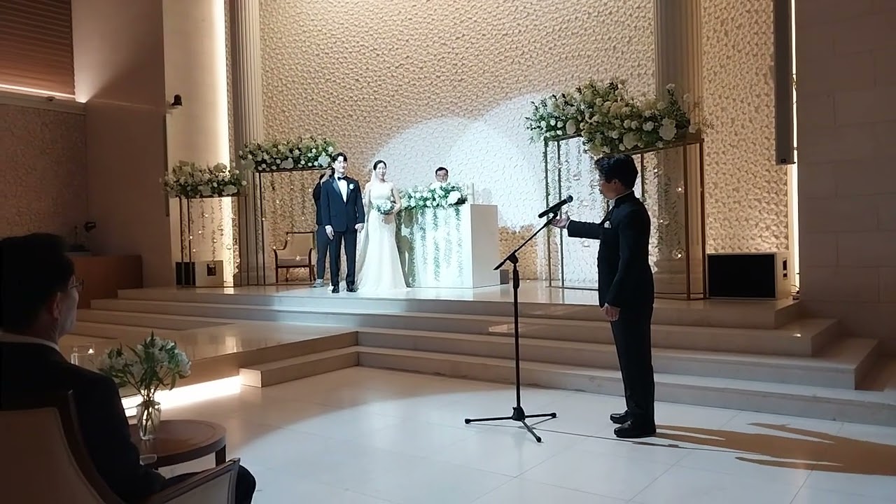 테너 김선수, 결혼식 축가 '축복의 노래 A song of blessing'(2024년 5월)