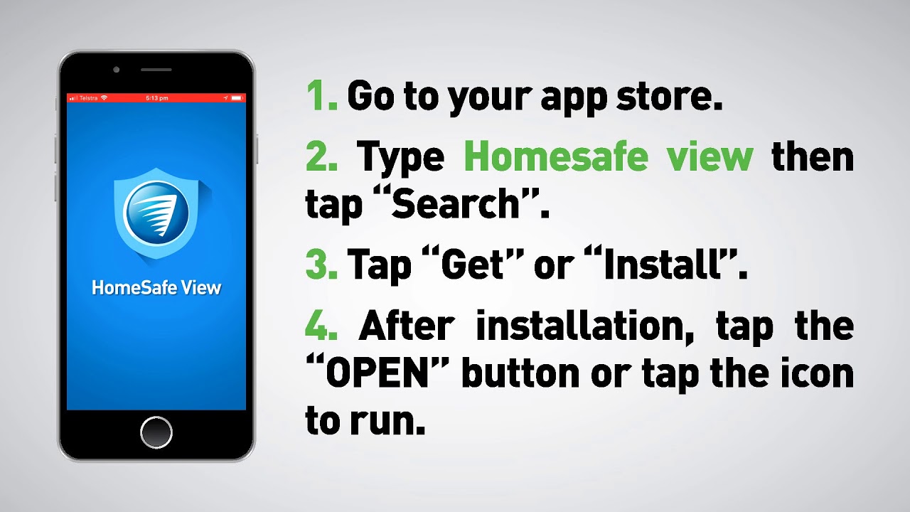 Setup and instruction video on how to install the Swann HomeSafe View app