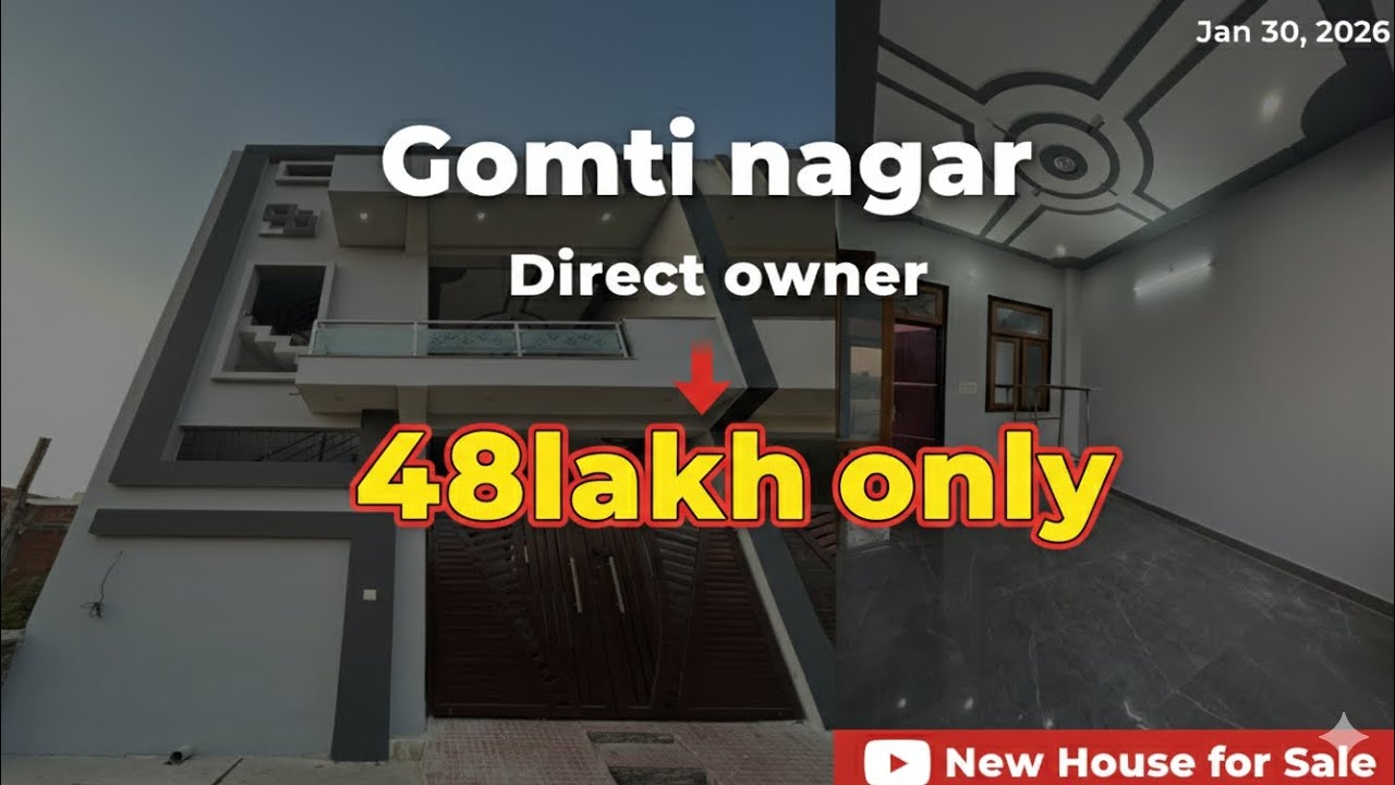 New duplex house in gomtinagar extension for sale || readytomove homes in lucknow for sale by owner 