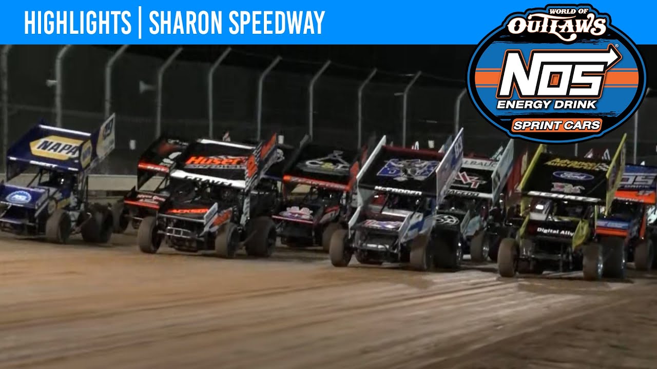 World of Outlaws NOS Energy Drink Sprint Cars Sharon Speedway, September 24, 2022 | HIGHLIGHTS