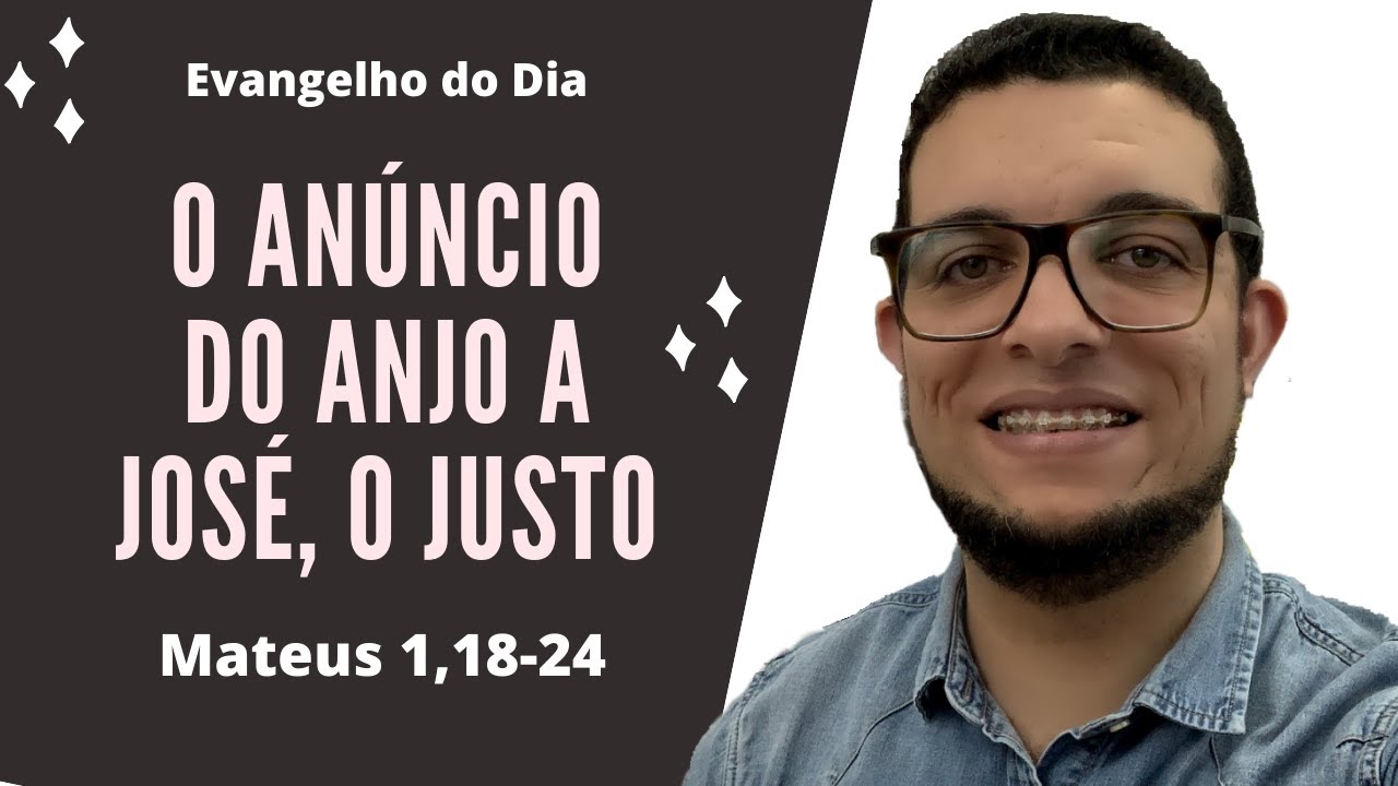 O ANÚNCIO DO ANJO GABRIEL A JOSÉ, O JUSTO (Mt 1,18-25) | JOÃO CLAUDIO RUFINO