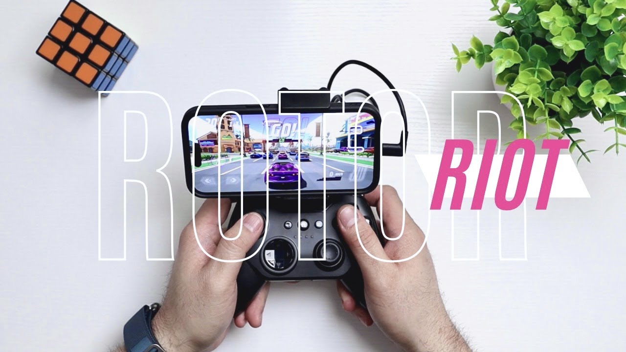 ROTOR RIOT mobile gaming controller unboxing and review.