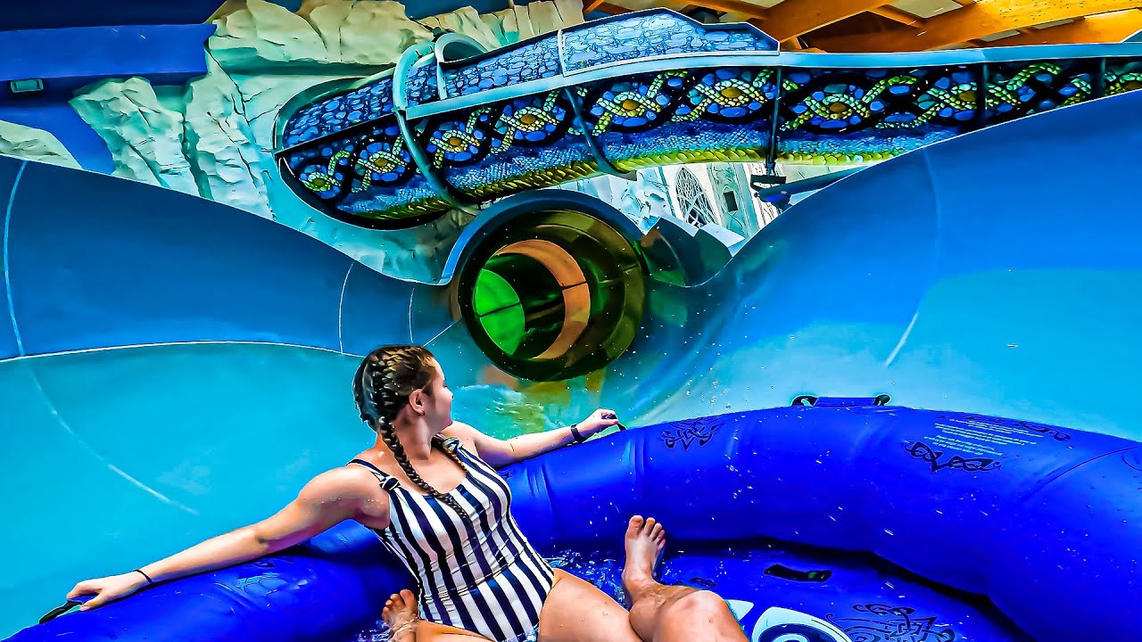 Waterslides at RULANTICA Waterpark