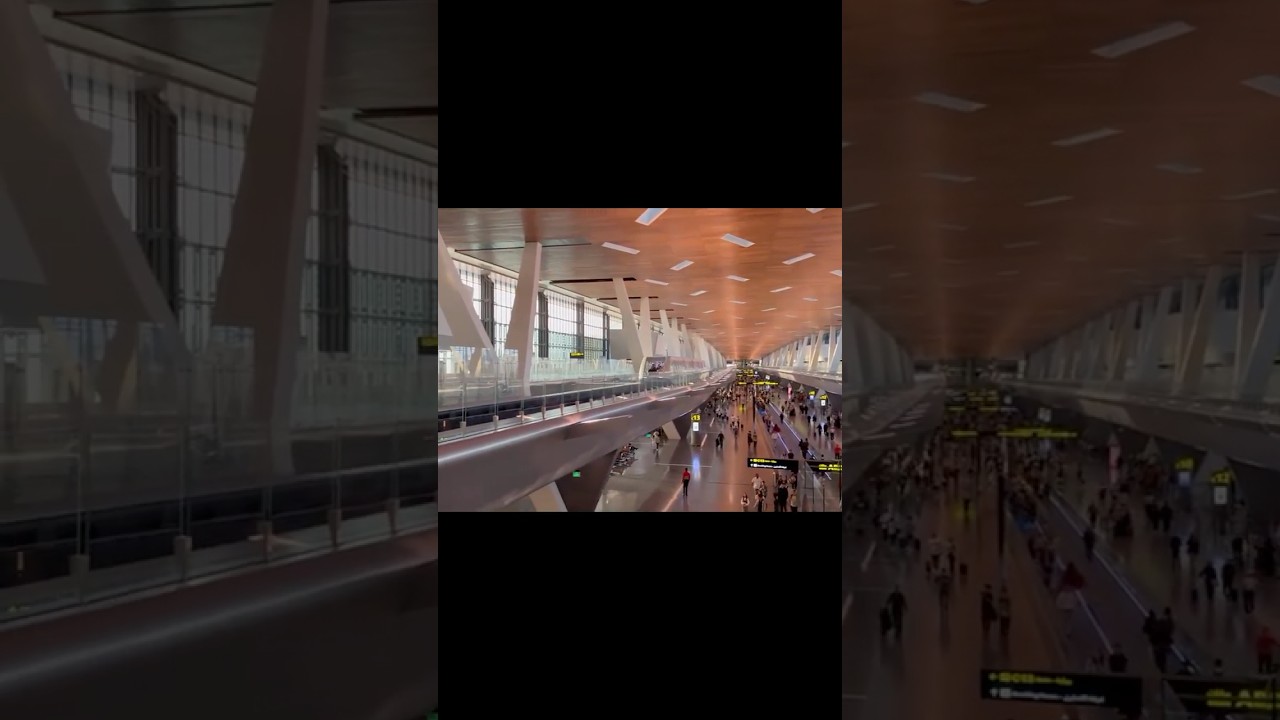 Navigating Doha Airport: Metro or Walk? #dohametro #airporttips #travelsmart #travel #traveling