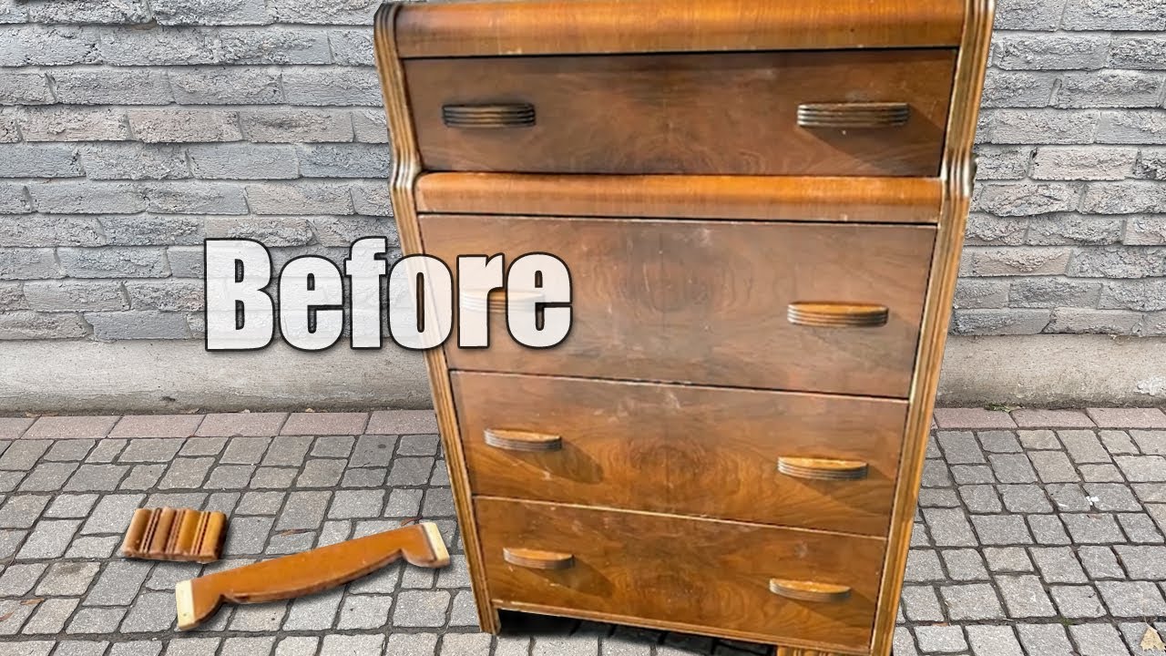 Vintage Art Deco Dresser Makeover