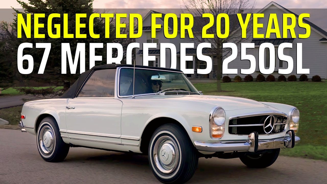 NEGLECTED For 20 Years - 1967 Mercedes 250SL Gets METICULOUSLY Restored By Custom Classics