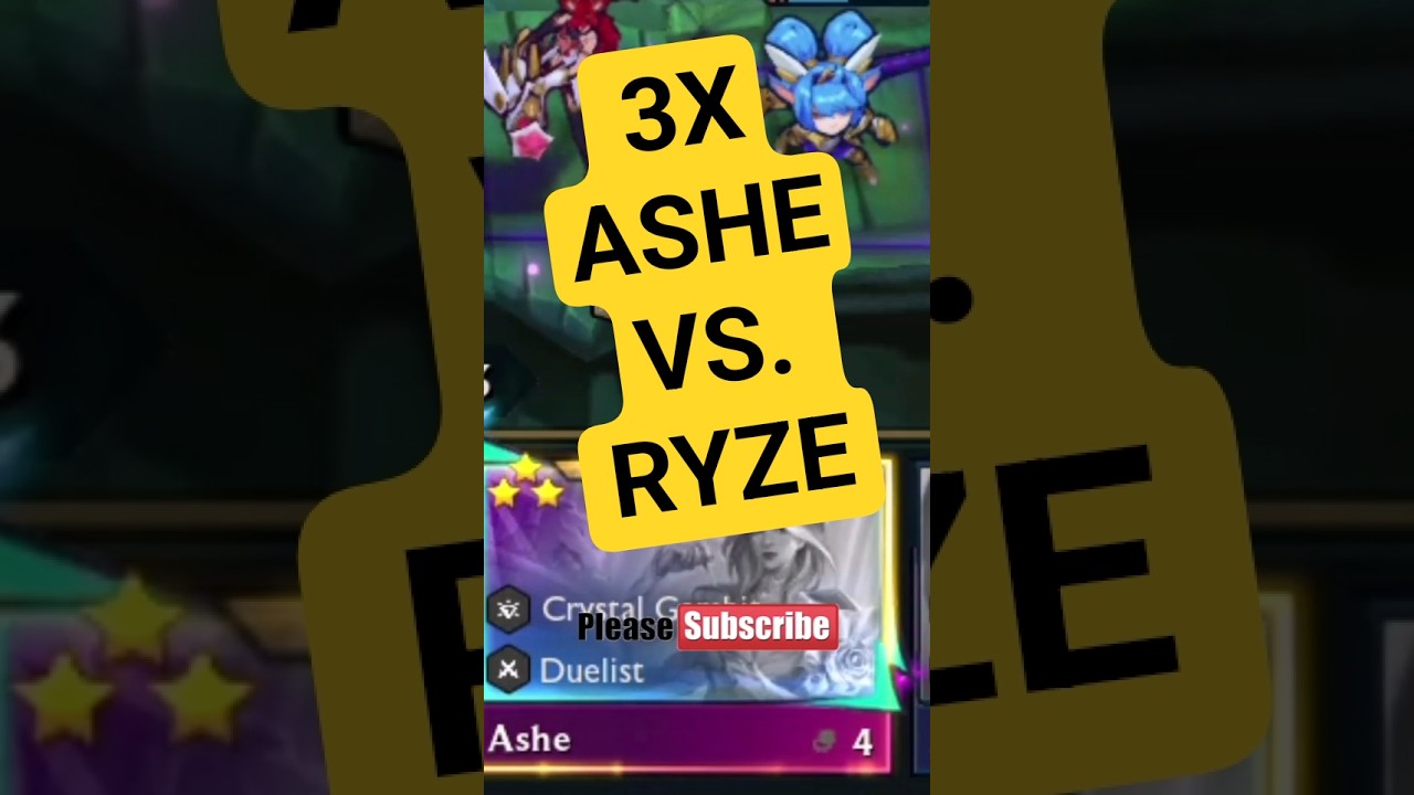 3-GWIAZDKOWY ASHE VS. RYZE | ZESTAW 15 RANKINGOWY #tft #lol #gry #rozgrywka #wildrift #gry #mobil...