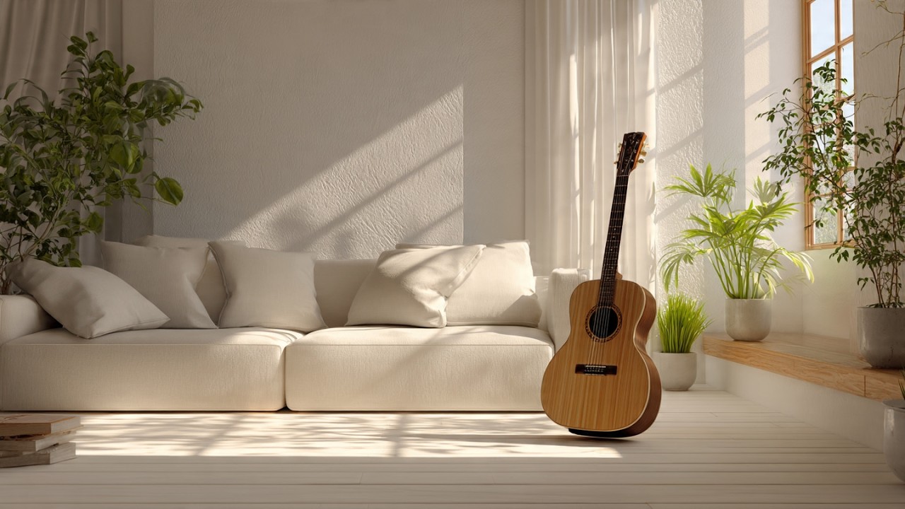Calming Strings & Guitar 🌿 Peaceful Ambient Instrumental for Relaxation, Mindfulness, Stress Relief