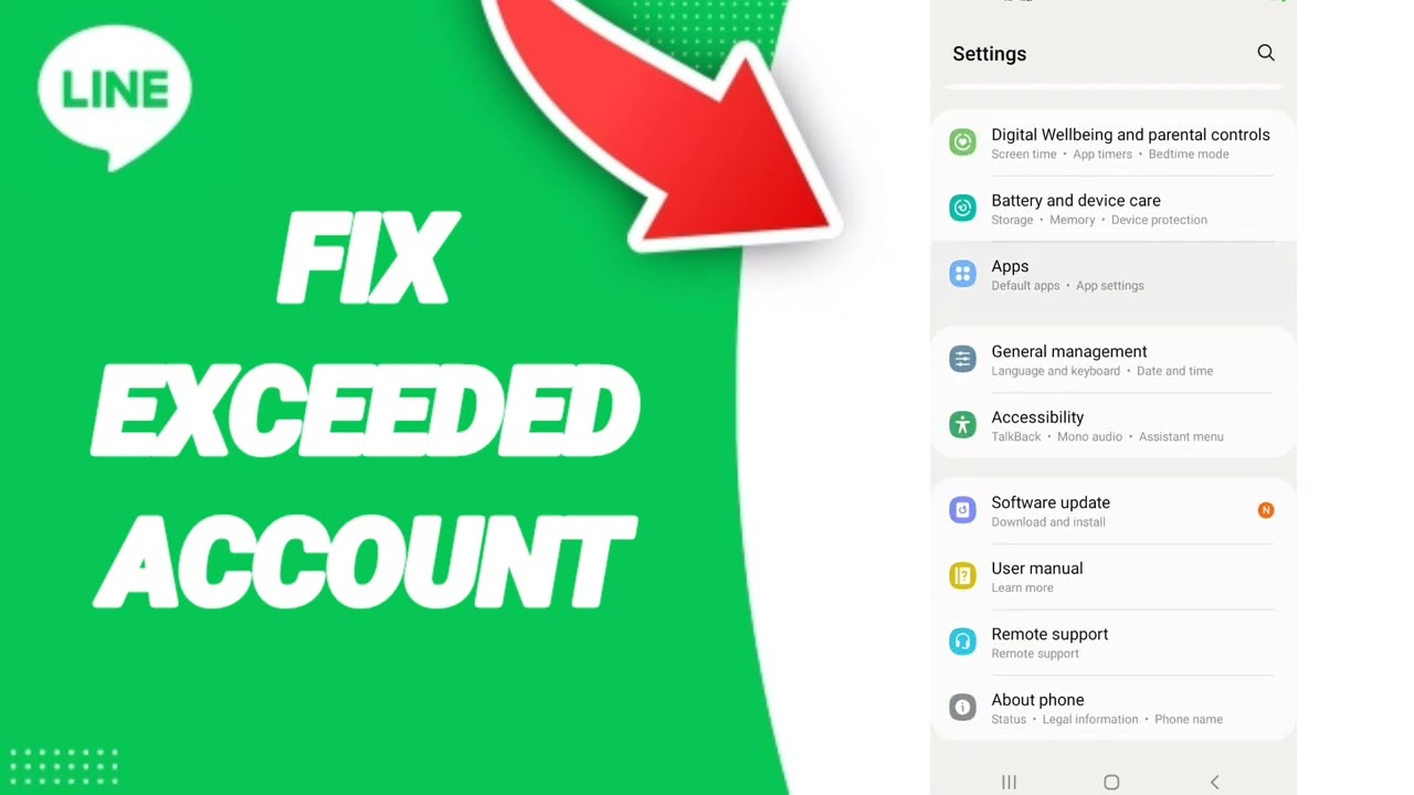 How To Fix Exceeded Account On Line App