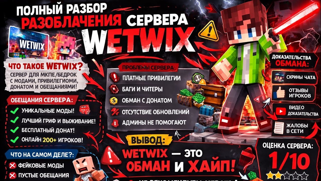 ПОЛНЫЙ РАЗБОР РАЗОБЛАЧЕНИЯ СЕРВЕРА WETWIX 