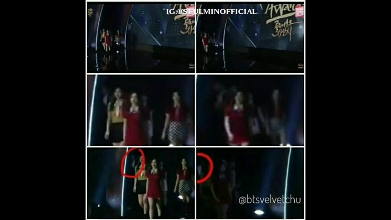 BTS & RED VELVET HIDDEN INTERACTION IN GDA 2017