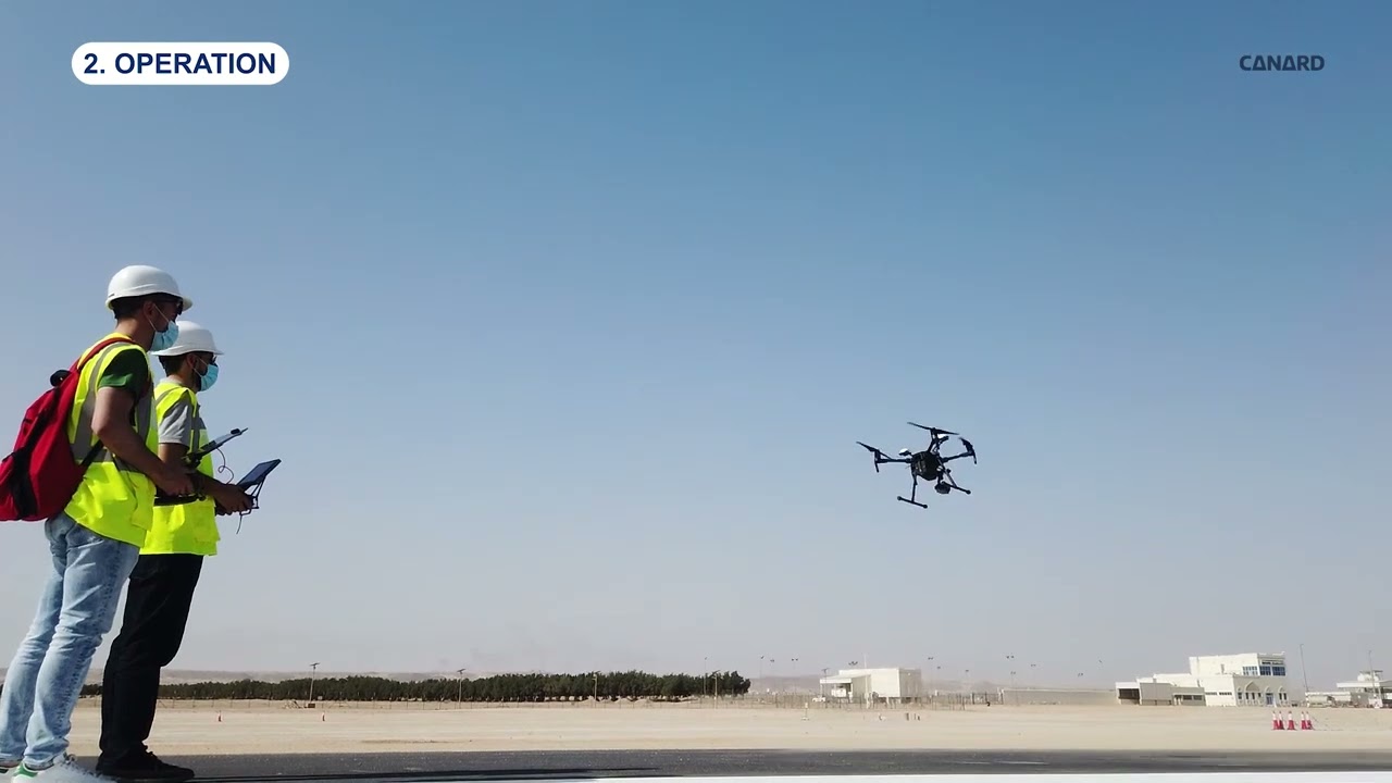 CANARD DRONES' solutions for visual inspections for both civil and military airfields