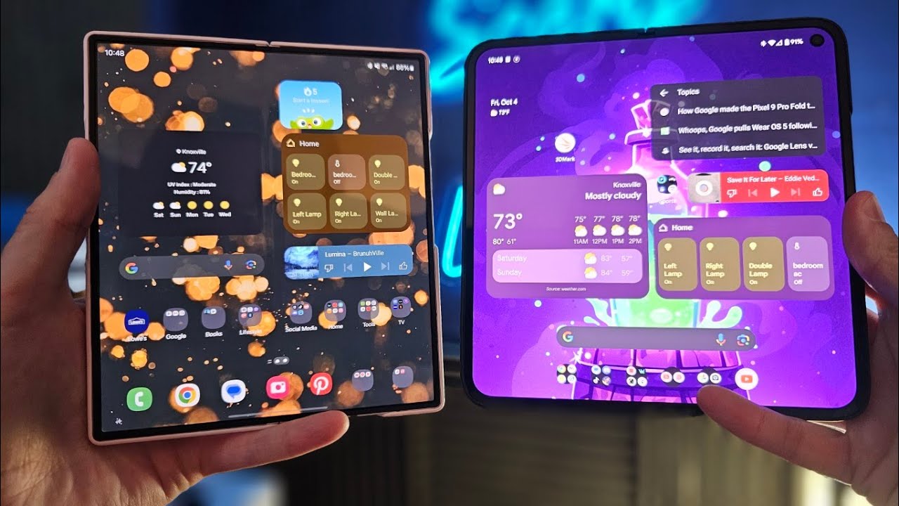 Действительно ли Galaxy Z Fold 6 настолько быстрее Pixel 9 Pro Fold?