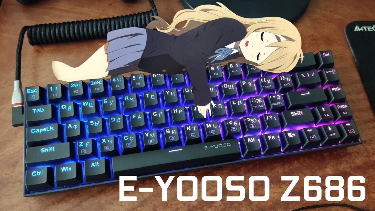 Обзор механической клавиатуры E-YOOSO Z686