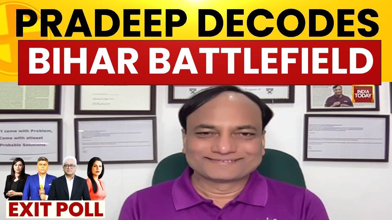 Pradeep Gupta Decodes The Mahila Vs Yuva Vote For NDA And Mahagathbandhan | Bihar Exit Poll Analysis