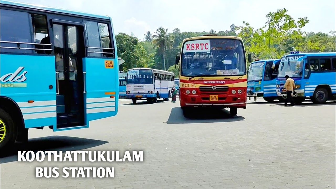 Koothattukulam KSRTC and Private Bus Stand, Ernakulam District, Kerala