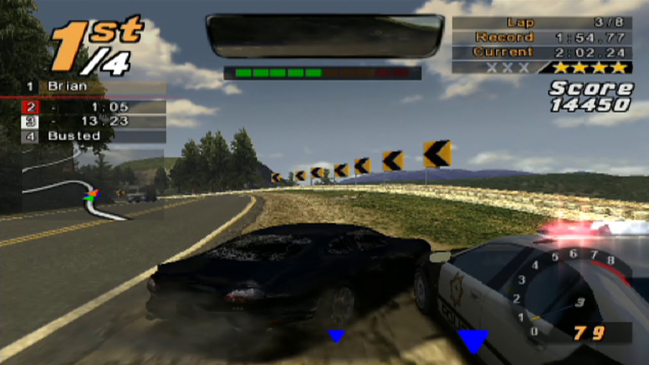 Need for Speed: Hot Pursuit 2, 8 Laps Coastal Parklands II - Jaguar XKR