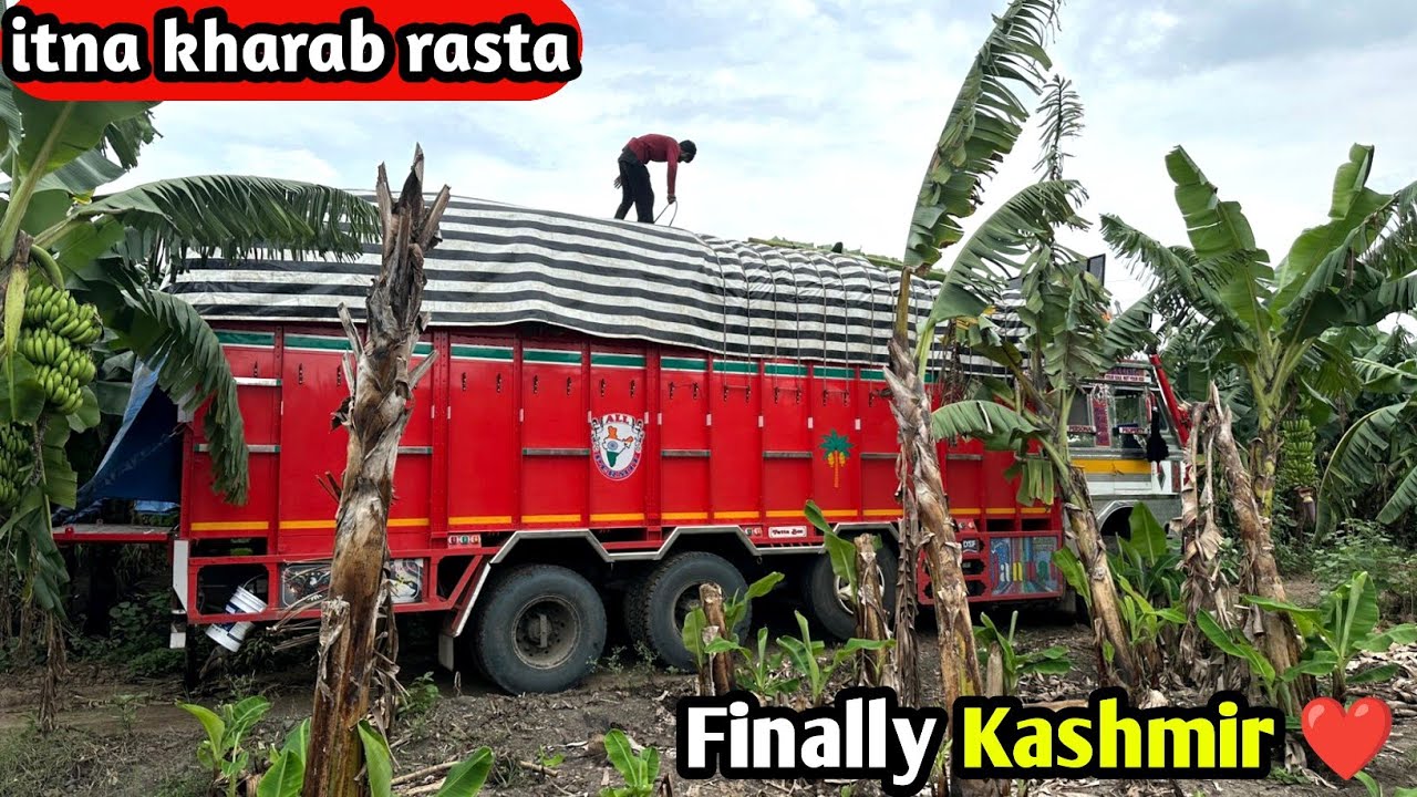 finally banana loaded Maharashtra to Kashmir || itna jyada kharab rasta || Daily lifestyle vlog