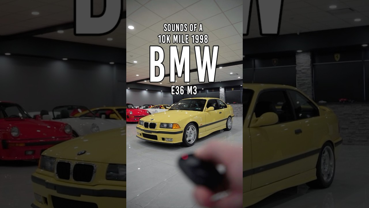 Sounds of a 1998 BMW E36 M3 with 10k Miles