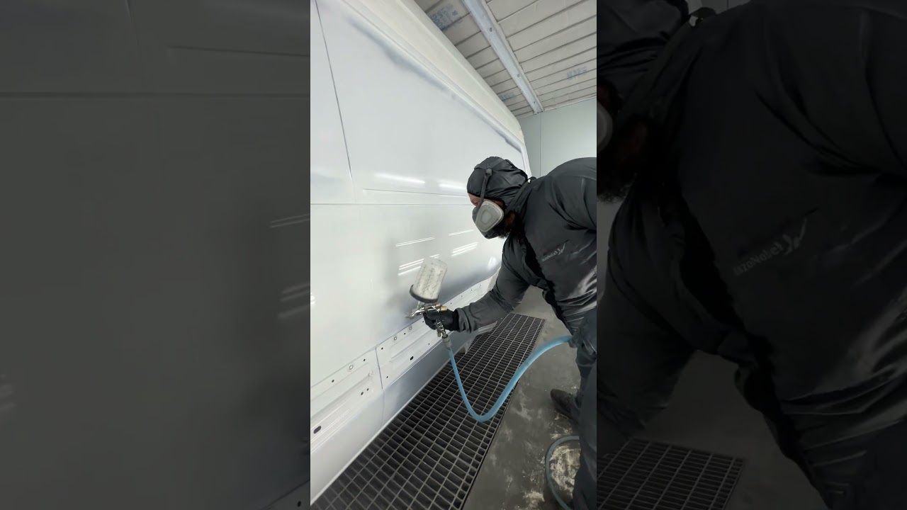 Mercedes Sprinter.Paint 799.Diamantweiss. #automobile #car #painting #mercedes #satisfying #малярка