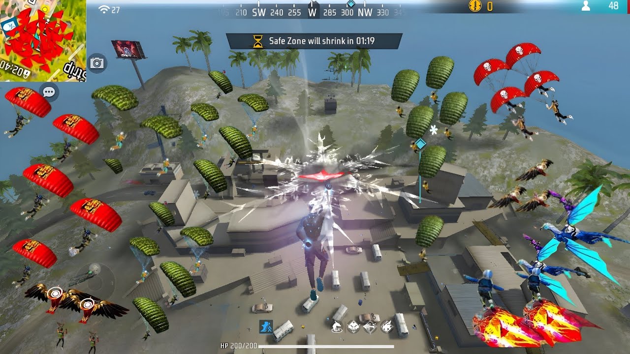 34 kills 💪 PARAFAL+MP40 99% Headshot Rate⚡ |Solo Vs Squad Full Gameplay| Mobile Gameplay📱 Free Fire 