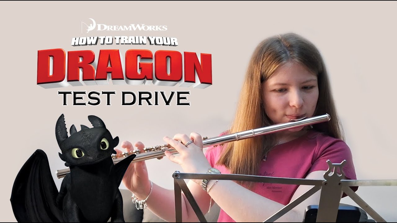 Test Drive - How To Train Your Dragon - Flute Cover - Test Driving Toothless