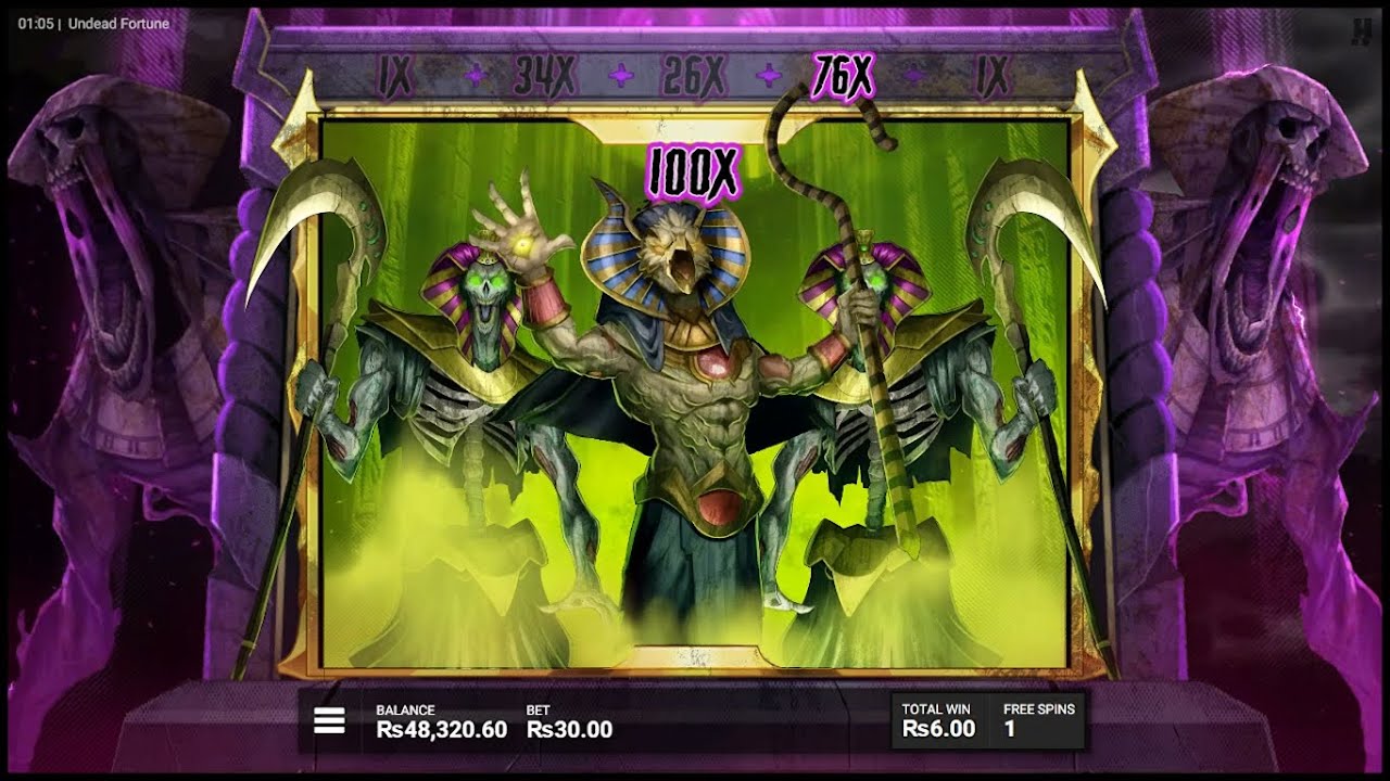 Buying RS 6000 Bonus on UNDEAD FORTUNE SLOT