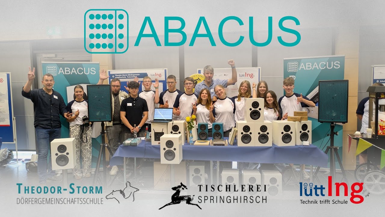 Ein Jahr – ein Projekt – ein gemeinsames Ziel: Lautsprecher bauen! Theo GmbH, ABACUS, Springhirsch